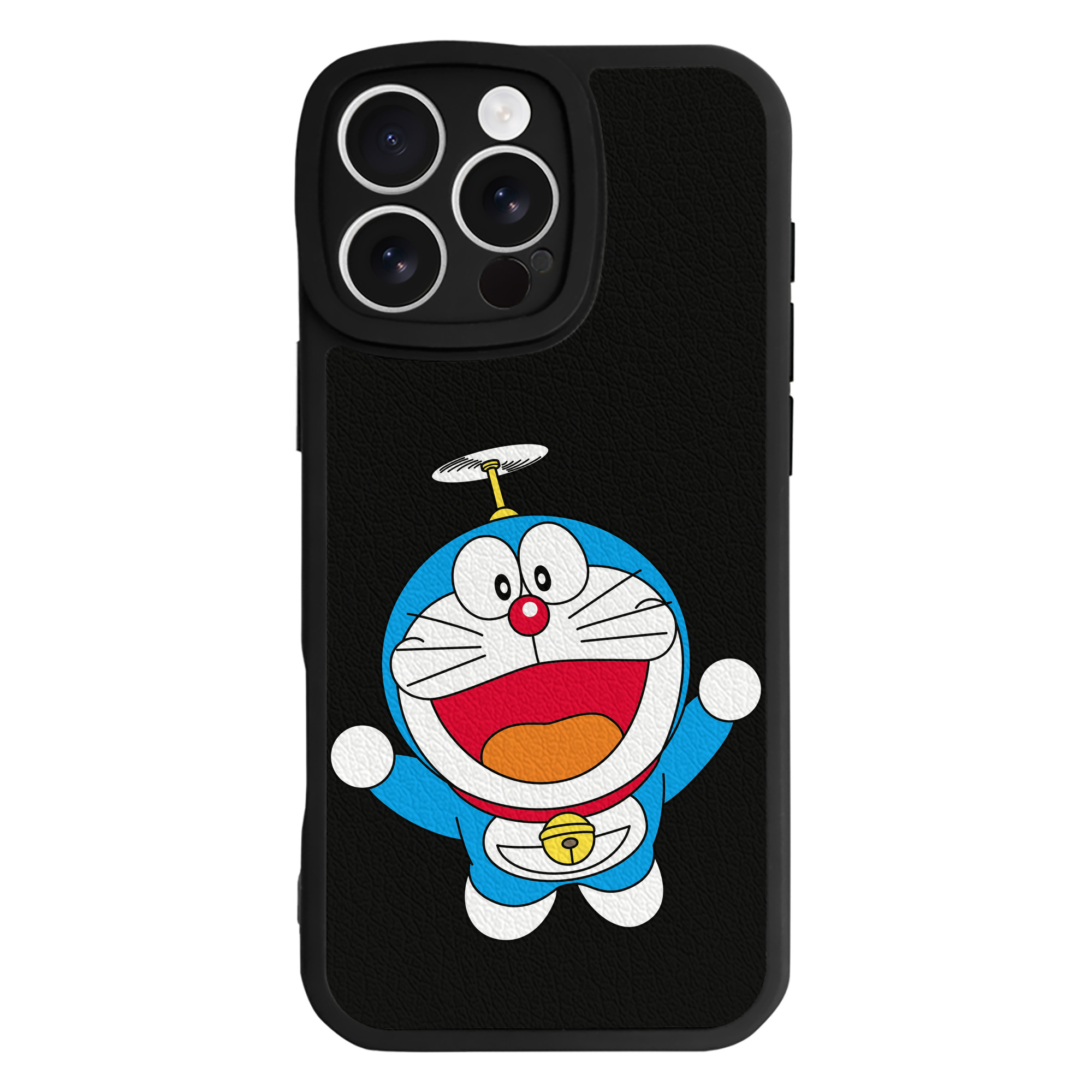 （画像用） ドラえもん Doraemon 【iPhone 16シリーズ対応】シリコンスマホケース（レザー調） 材質：シリコン